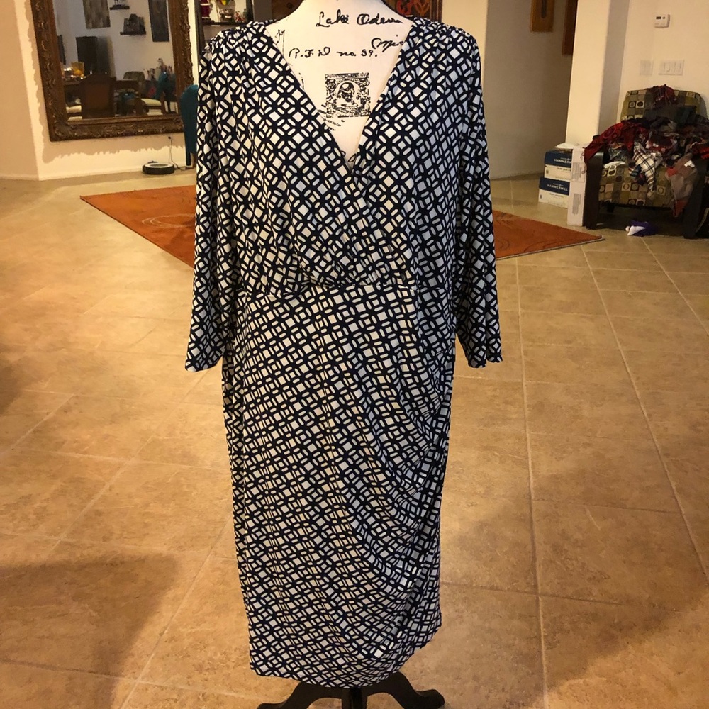 Lauren Ralph Lauren faux wrap dress size 24